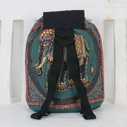 Northern Thai Forest Cotton Backpack