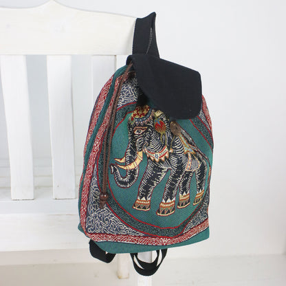 Northern Thai Forest Cotton Backpack