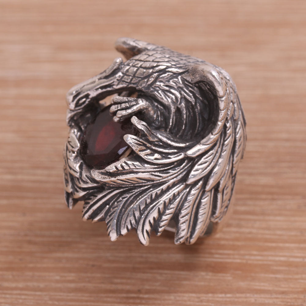 Phoenix Flare Sterling Silver Ring