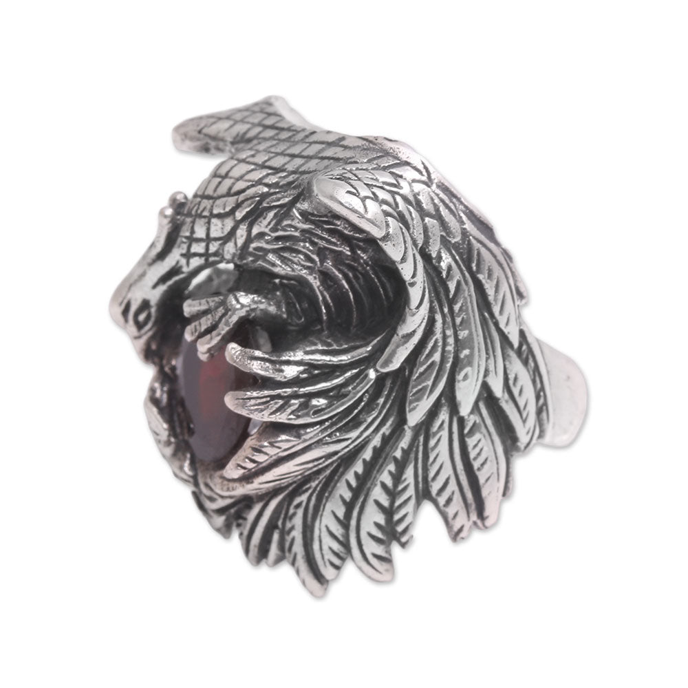 Phoenix Flare Sterling Silver Ring