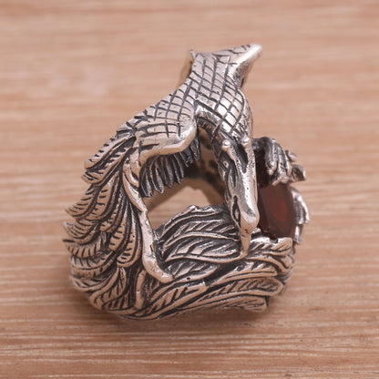 Phoenix Flare Sterling Silver Ring