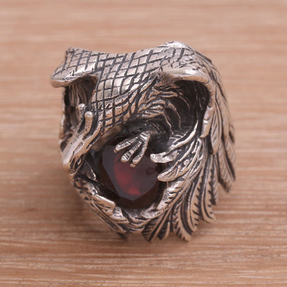 Phoenix Flare Sterling Silver Ring