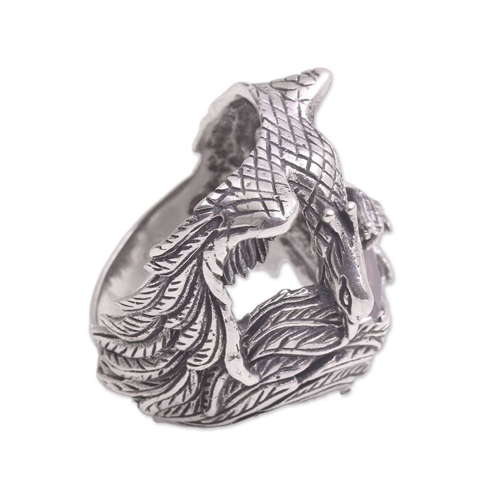 Phoenix Flare Sterling Silver Ring