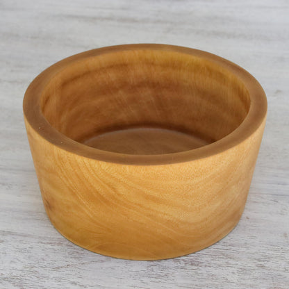 Casual Gathering Handmade Mango Wood Serving Bowl from Thailand