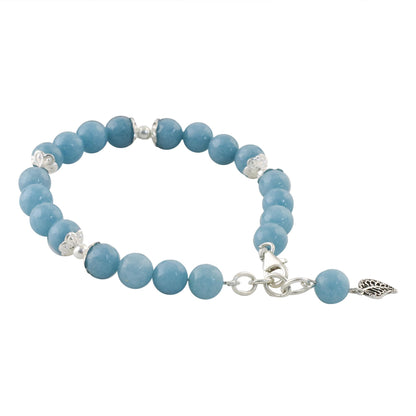 Gentle Sky Light Blue Chalcedony Sterling Silver Gentle Sky Bracelet