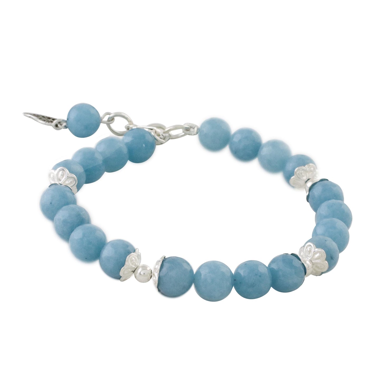 Gentle Sky Light Blue Chalcedony Sterling Silver Gentle Sky Bracelet