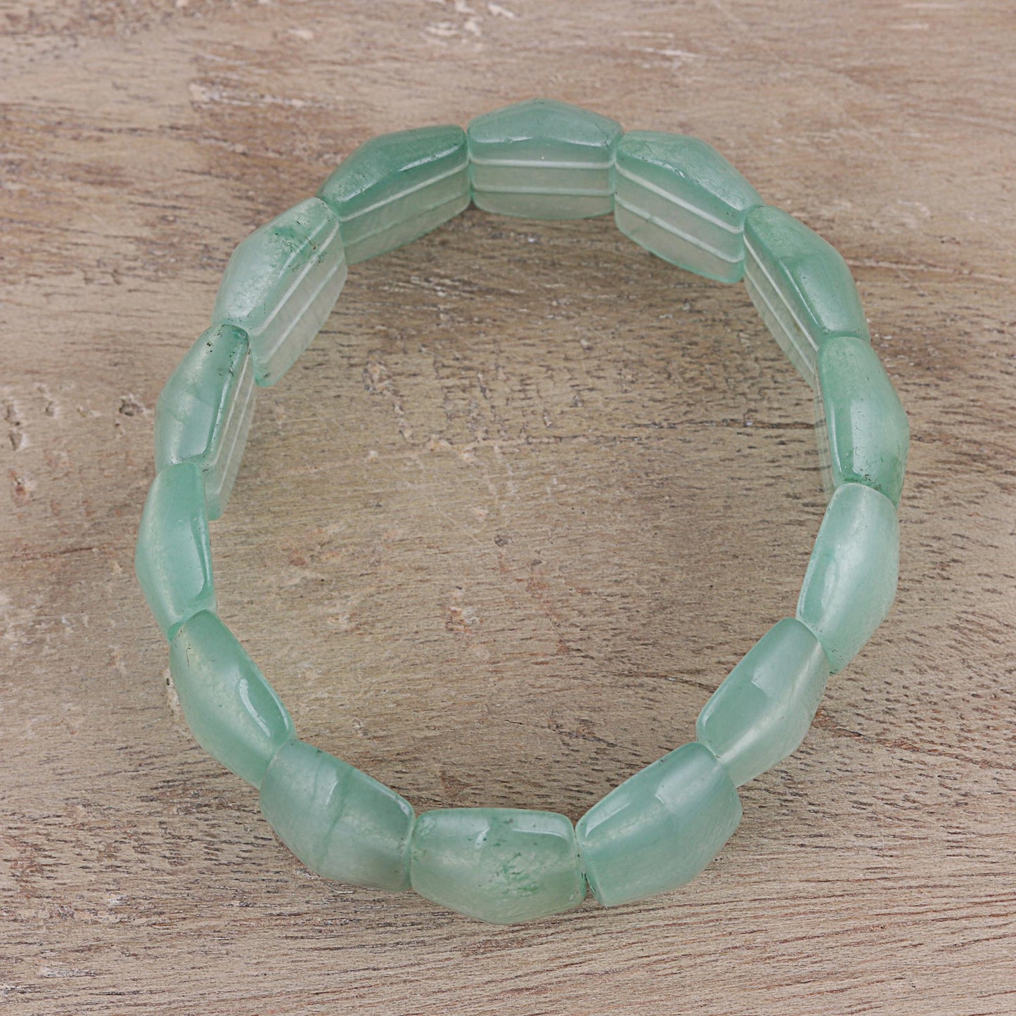 Green Whisper Green Whisper Aventurine Boho Beaded Stretch Bracelet