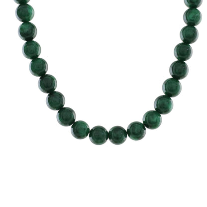 Jungle Strand Green Quartz Beaded Necklace from Thailand