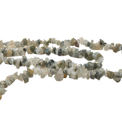 Glistening Forest Long Quartz Beaded Necklace Crafted in Brazil