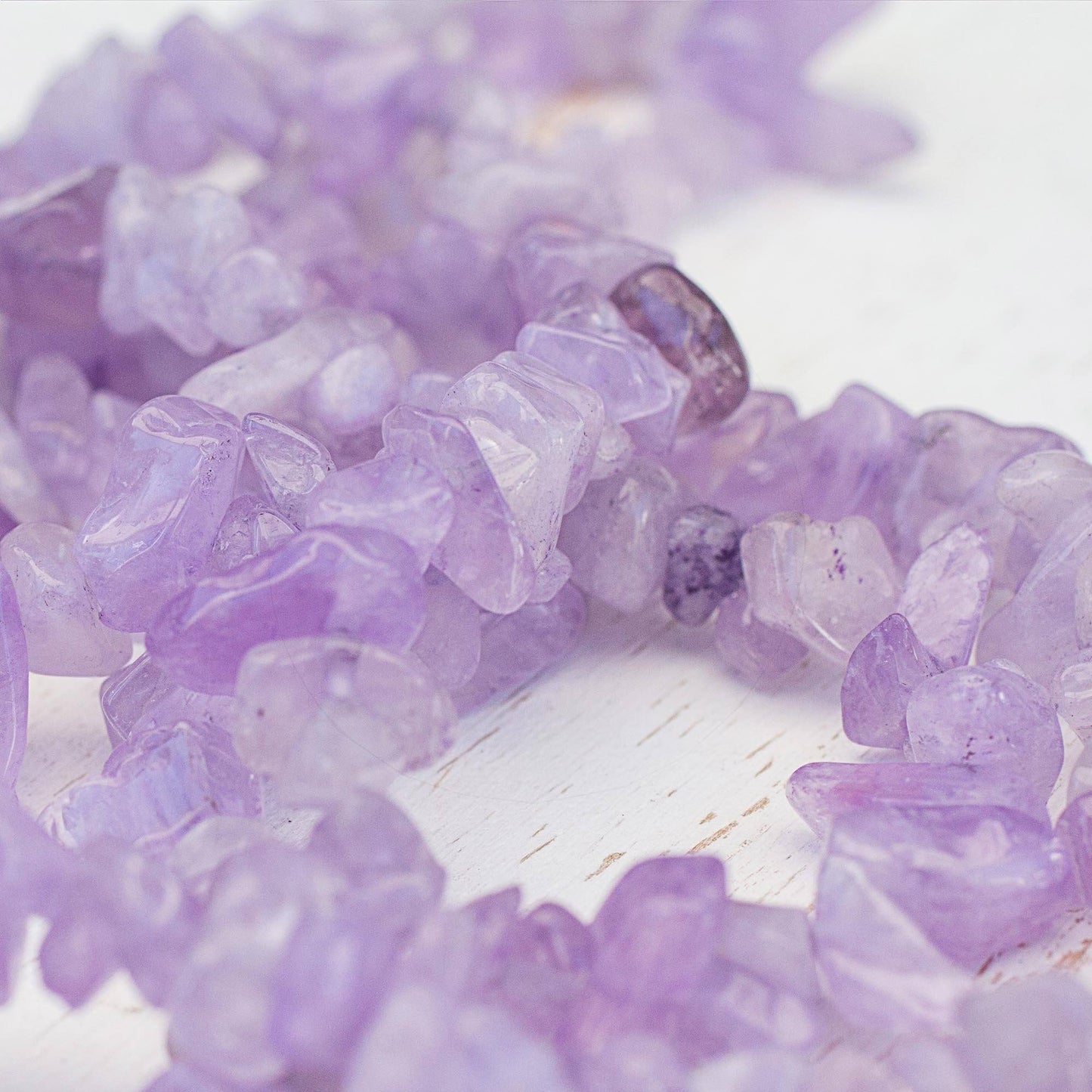 Lilac and Lavender Multi-Gem Amethyst Necklace