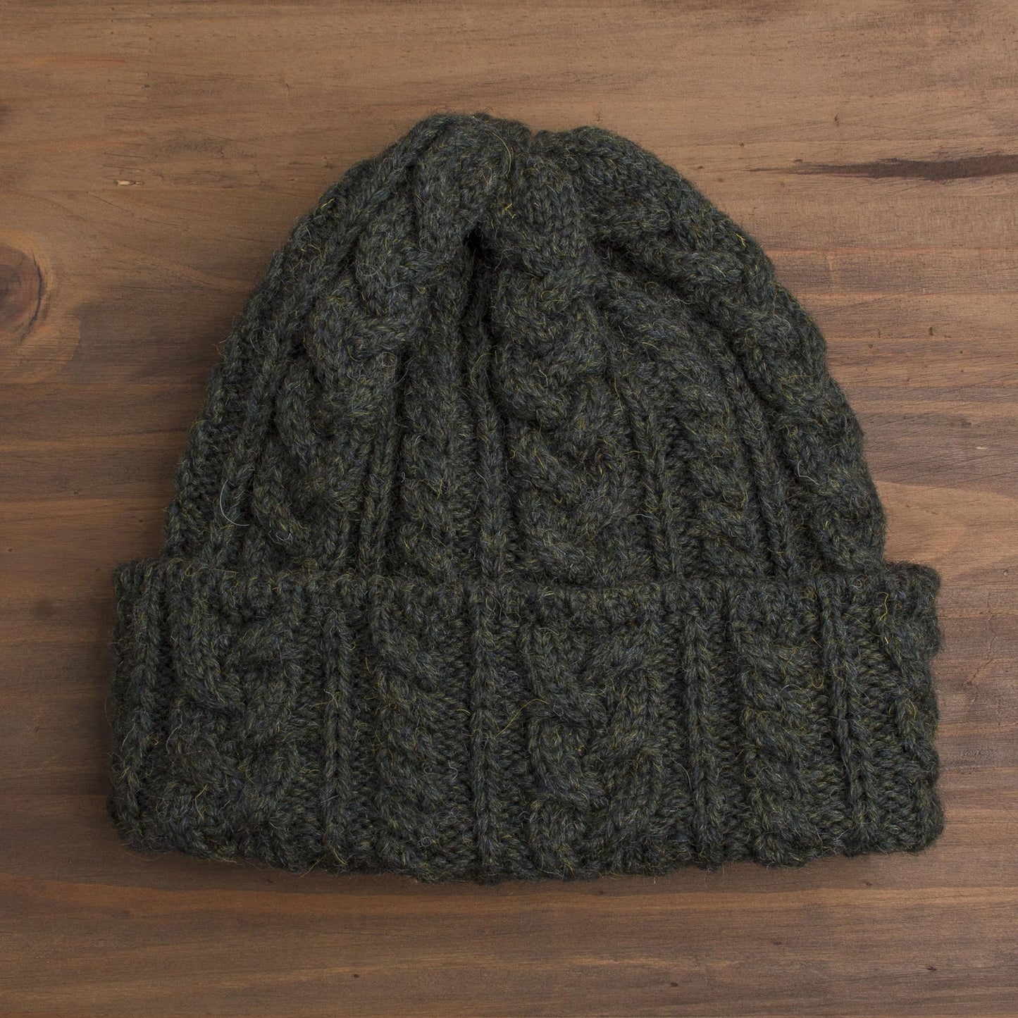 Galway Bay Irish Aran Knit Wool Hat