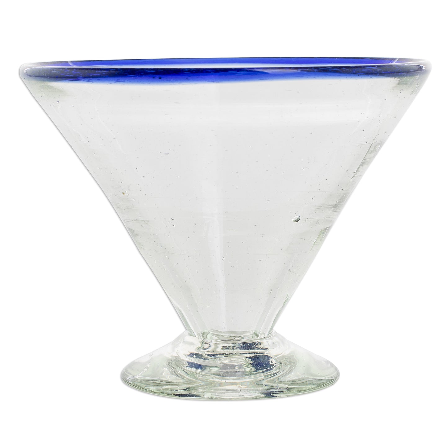 Ocean Rim Recycled Glass Martini Glasses from Guatemala (Set of 4)