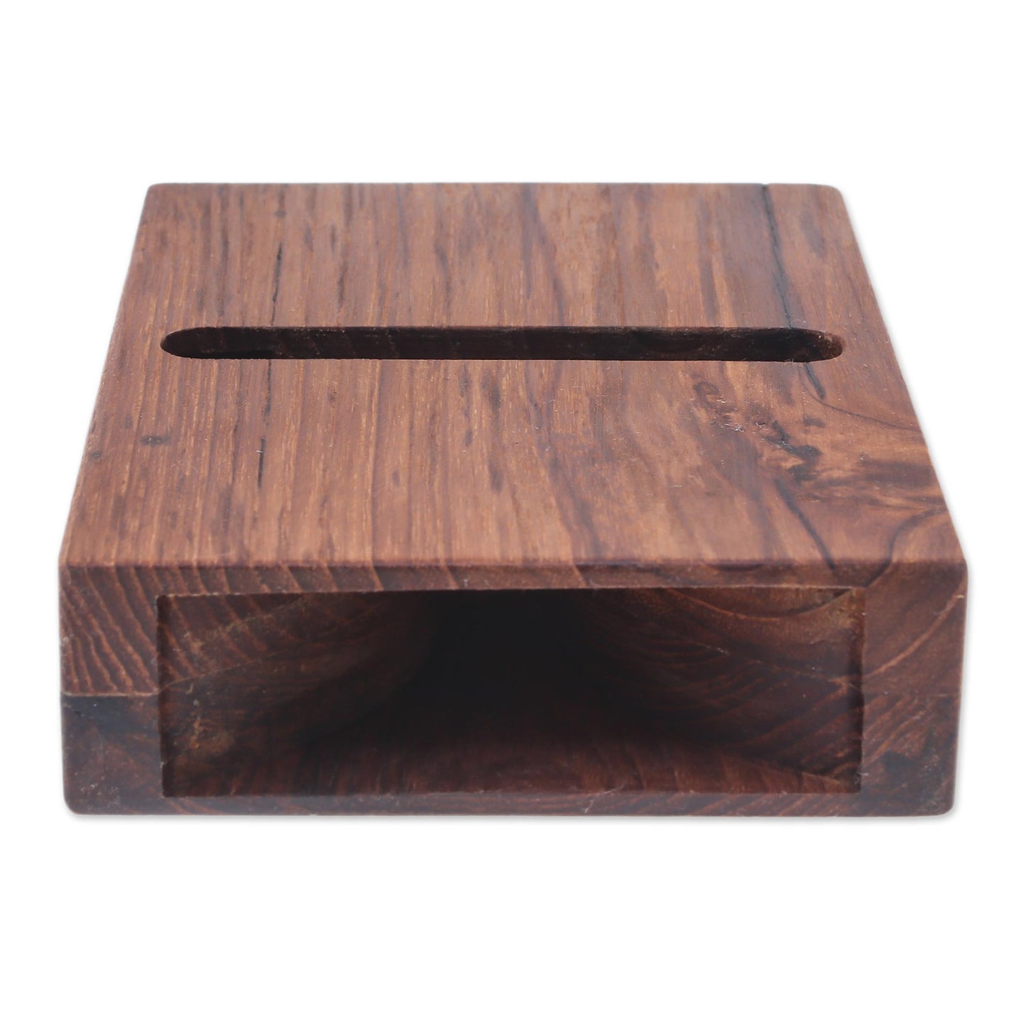 Teak Surround-Sound Double Teak Wood Phone Speaker from Thailand