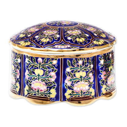 Royal Benjarong Gilded Porcelain Box