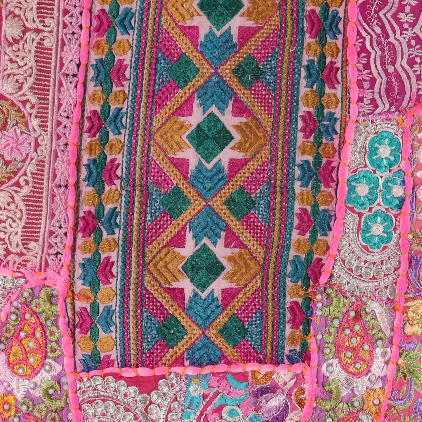 Jaipur Classic Pink Recycled Cotton Blend Wall Hanging from India