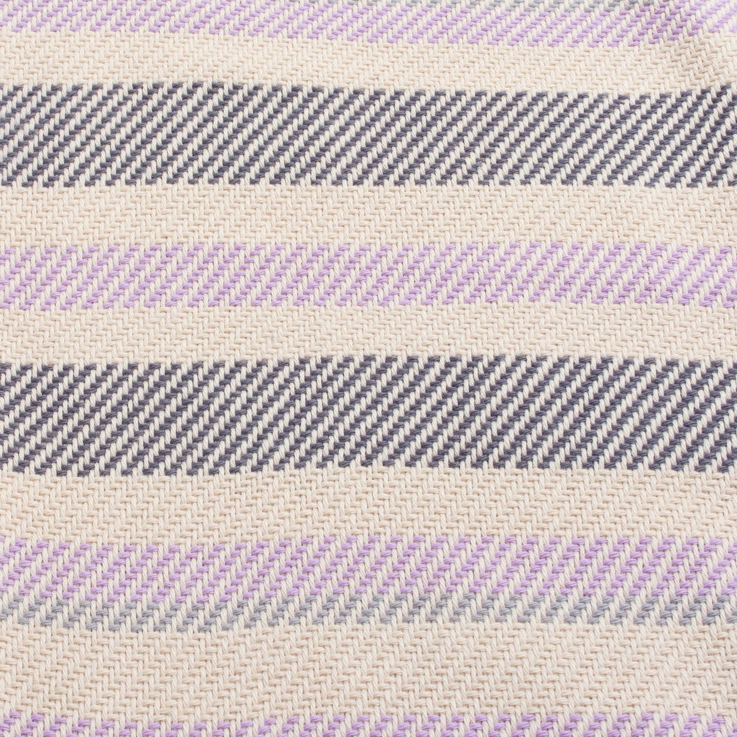 Sweet Heliotrope Handwoven Cotton Throw in Heliotrope from Peru