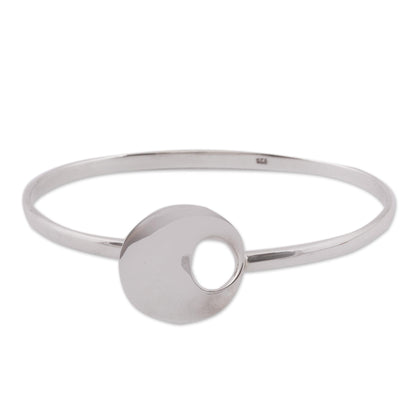 Modern Orbit Modern Sterling Silver Pendant Bracelet from Mexico