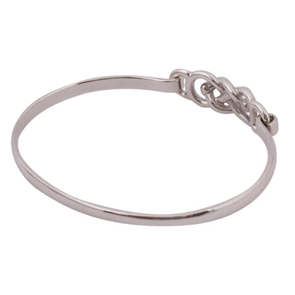 Irish Knot Knot Pattern Sterling Silver Bangle Bracelet from Mexico