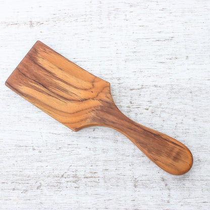 Simple Chef Handmade Teak Wood Spatula Crafted in Thailand