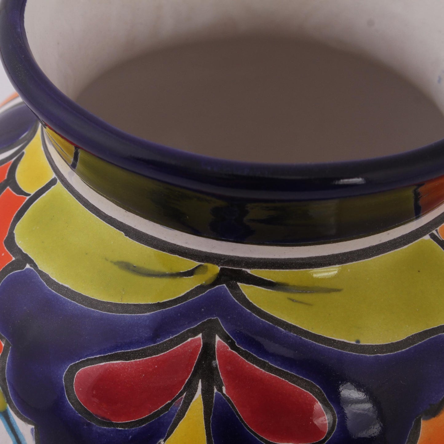 Talavera Glory Hand-Painted Talavera-Style Ceramic Vase Crafted in Mexico