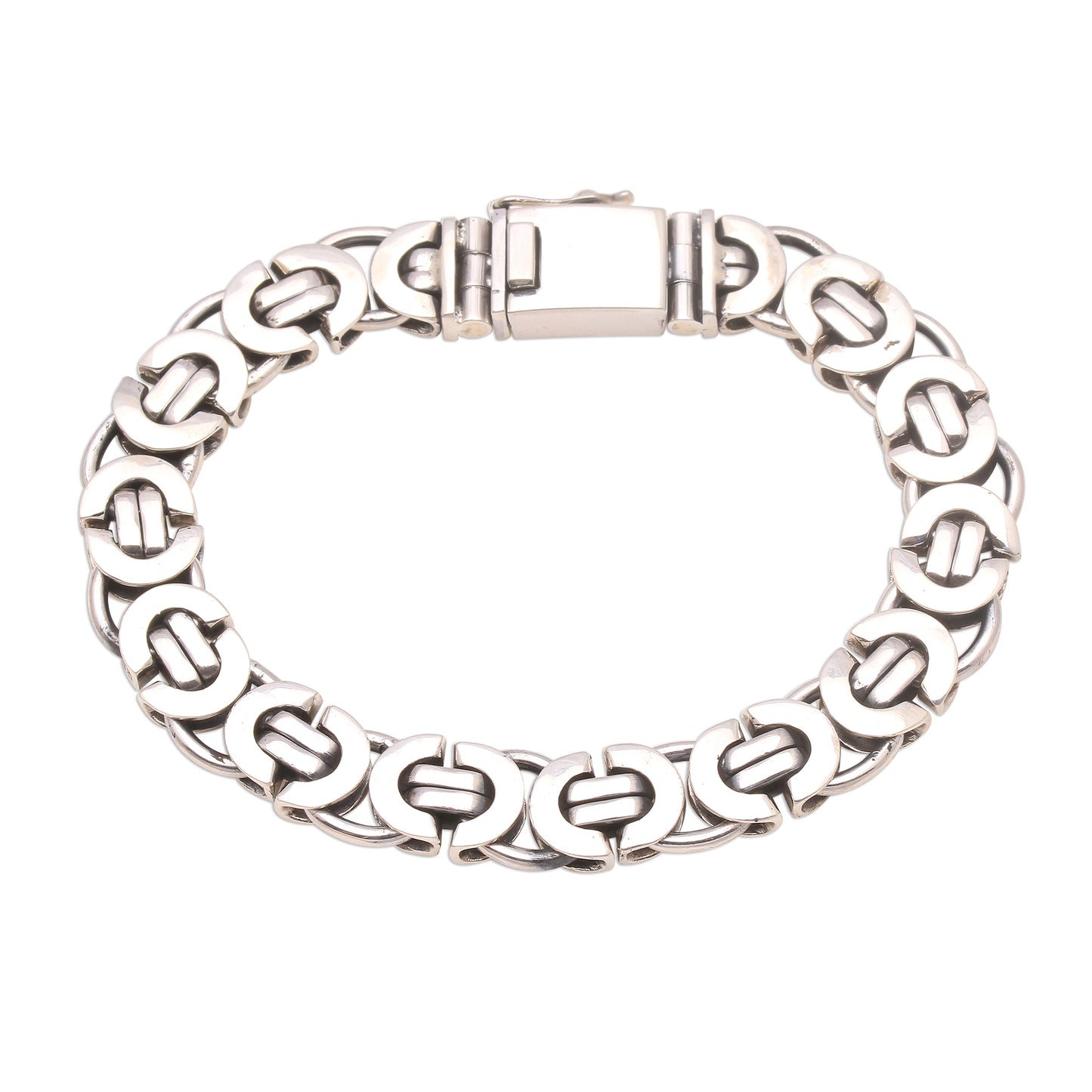 Mariner Beauty Sterling Silver Mariner Chain Bracelet from Bali