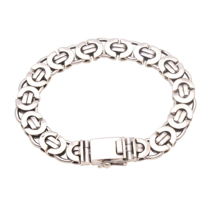 Mariner Beauty Sterling Silver Mariner Chain Bracelet from Bali