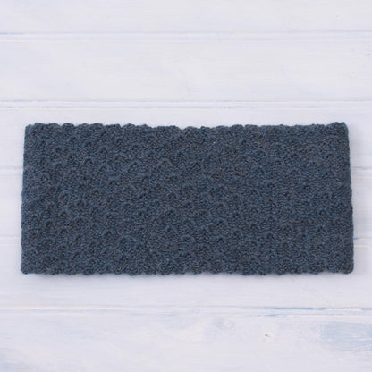 Passionate Waves in Teal Wave Pattern 100% Baby Alpaca Headband in Teal from Peru