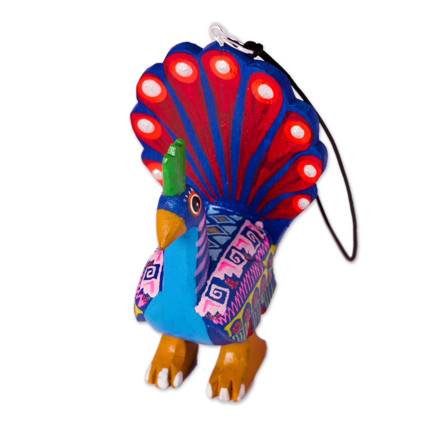 Magic Birds Hand-Painted Wood Alebrije Bird Ornaments (Set of 5)