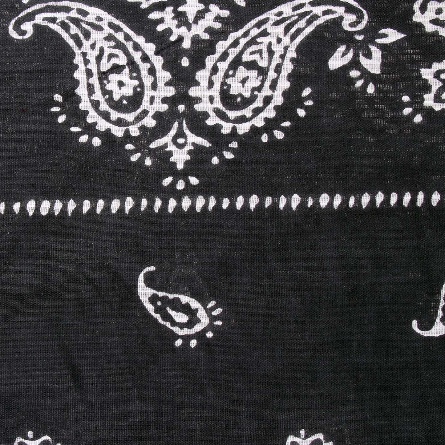 Paisley Charcoal Paisley Print Cotton Shawl in Charcoal from India