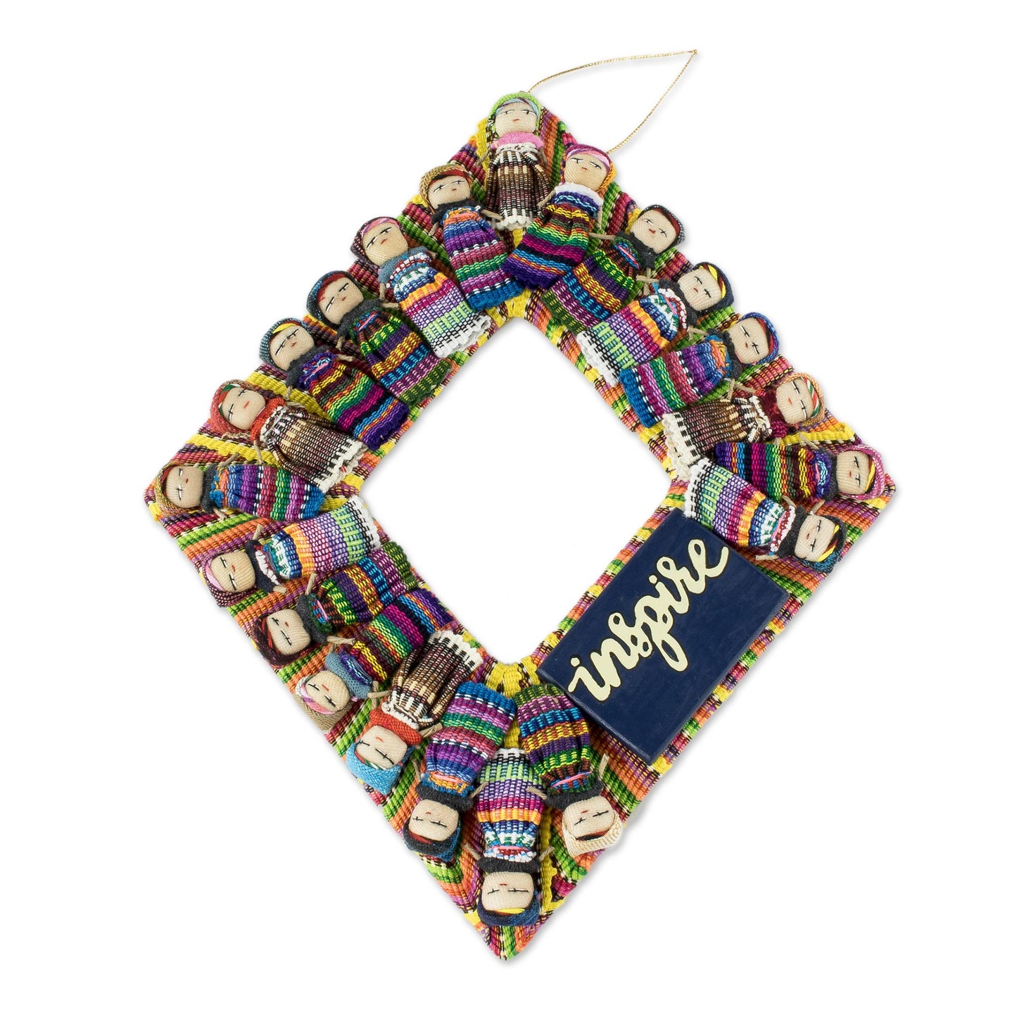 Inspire Handmade Maya Worry Doll Inspirational Wreath