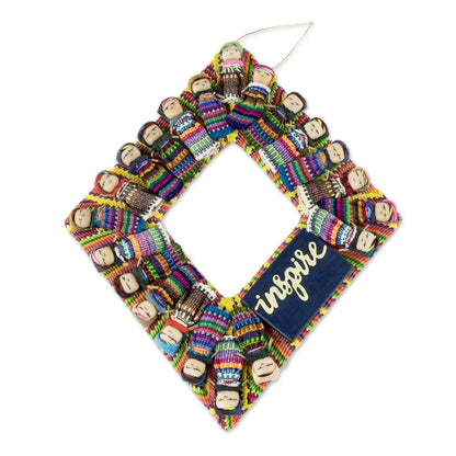 Inspire Handmade Maya Worry Doll Inspirational Wreath