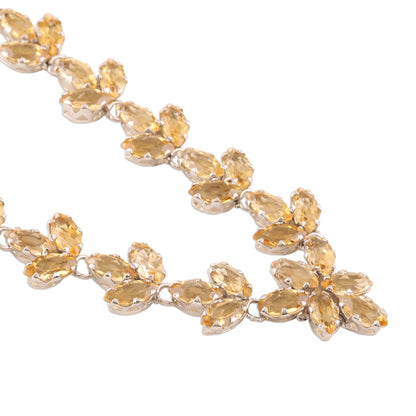 Gujarat Princess Thirty Carat Citrine Gemstone Necklace