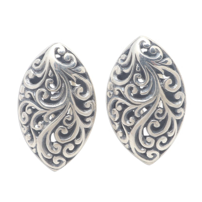 Celuk Delight Artisan Crafted Sterling Silver Drop Earrings