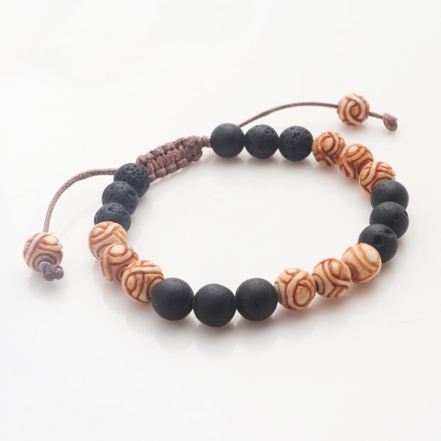 Chakra Unity Balinese Chakra Lava Stone Beaded Unity Bracelet