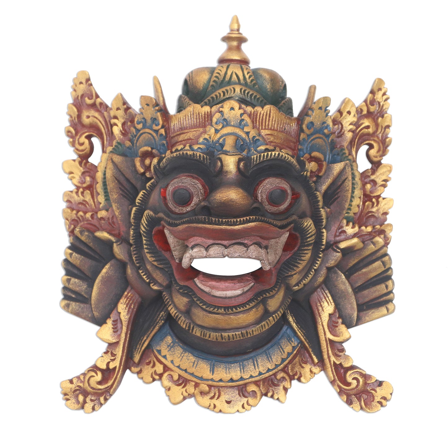 Bhoma Hand Carved Wood Balinese Bhoma Mask