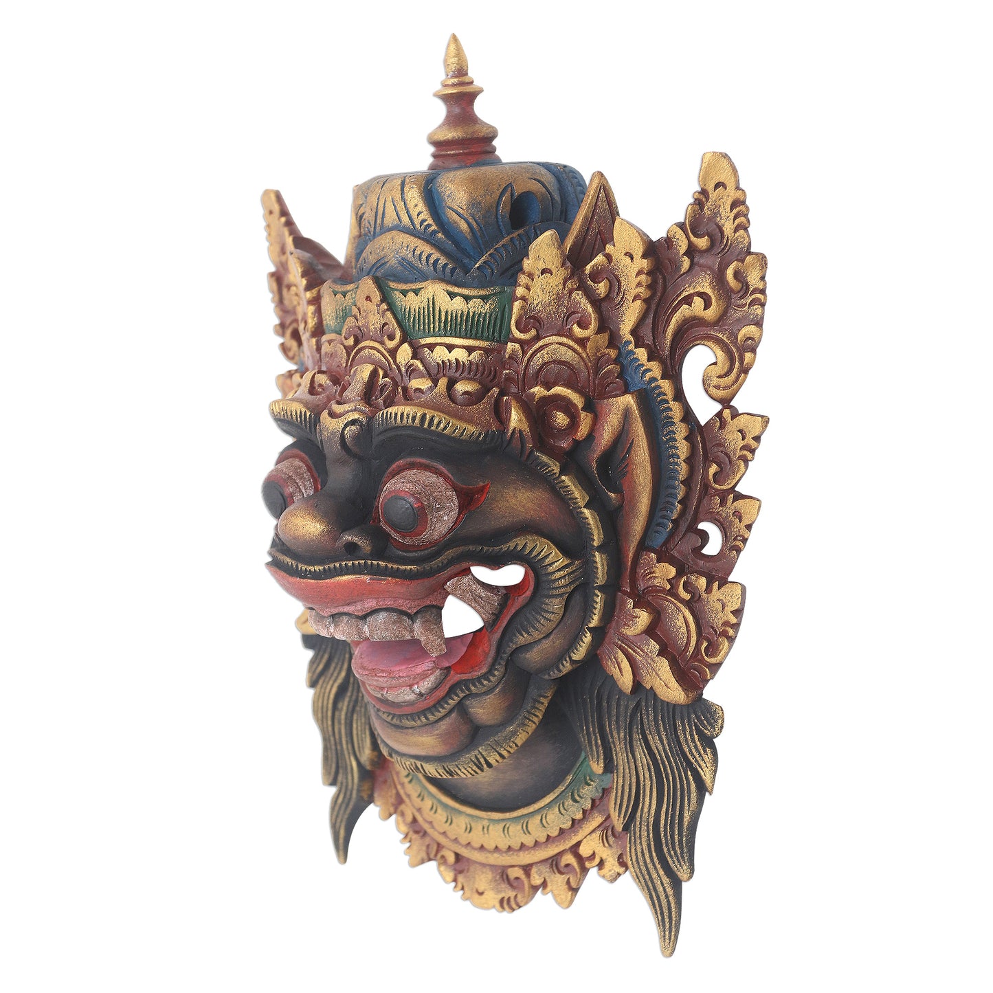 Kumbakarna Kumbakarna Wood Mask Handpainted from Bali