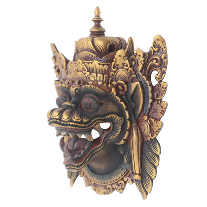 Naga Basuki Balinese Dragon Wood Mask Hand Painted