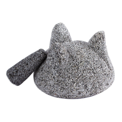 Grand Tradition Traditional Basalt Molcajete from Mexico (9 inch)