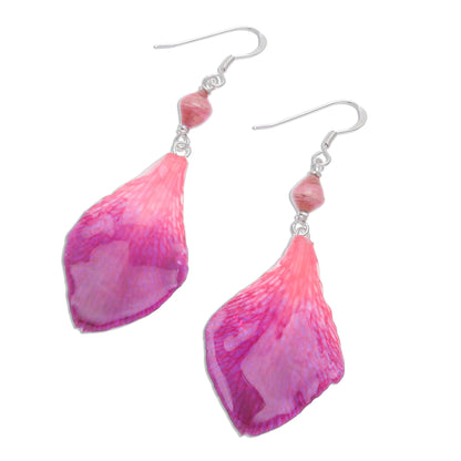 Forever Orchid in Fuchsia Fuchsia Orchid Petal Earrings