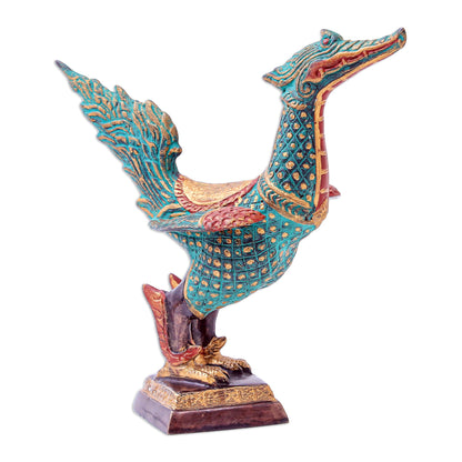 Thai Swan Hand Made Brass Swan Sculpture from Thailand