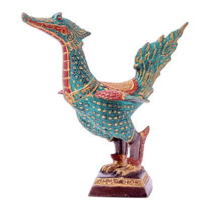 Thai Swan Hand Made Brass Swan Sculpture from Thailand