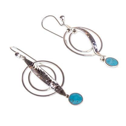 Taxco Legacy Natural Turquoise Earrings from Mexico