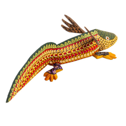 Axolotl Copal Wood Axolotl Alebrije from Mexico