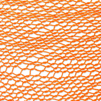 Orange Cascade Orange Fringed Cotton Rope Hammock (Triple) from Mexico