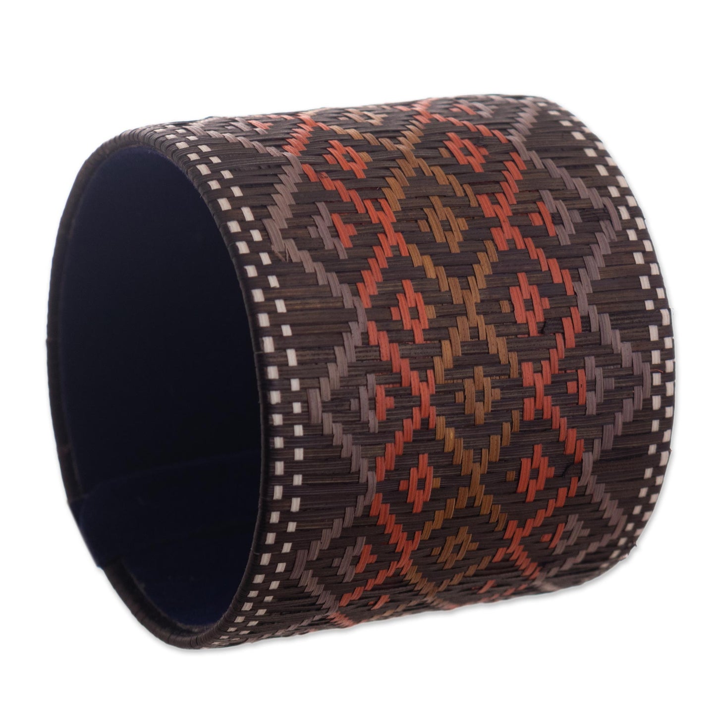 Harvest Celebration Wide Natural Fiber Cuff Bracelet