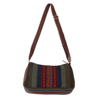 Mists of Cusco Multicolored Alpaca Shoulder Bag