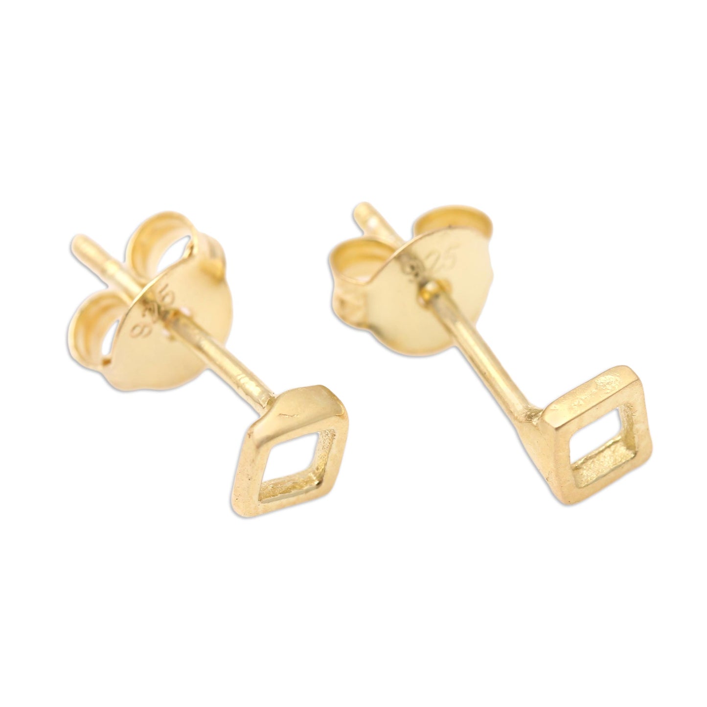 The Other Window Gold-Plated Geometric Stud Earrings