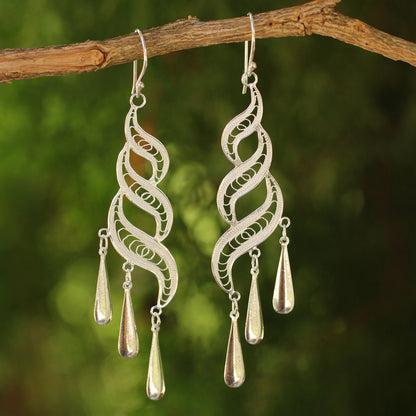 Sterling Allure Sterling Silver Dangle Earrings