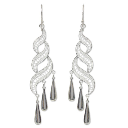 Sterling Allure Sterling Silver Dangle Earrings