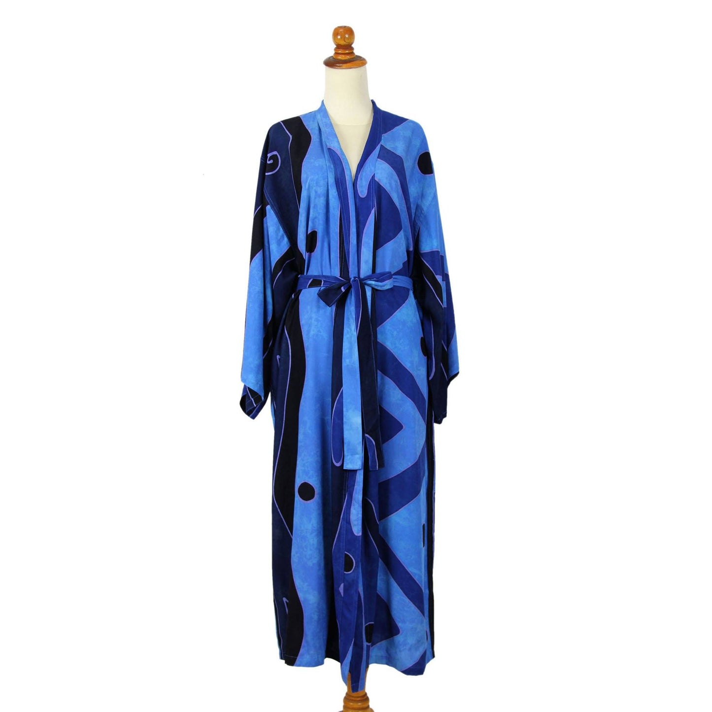 Tropical Sea Women's Batik Robe